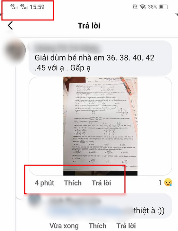 Xôn xao tin thí sinh chụp đề thi Toán THPT 2021 chuyển ra ngoài: Bộ GD-ĐT lên tiếng - Ảnh 1.