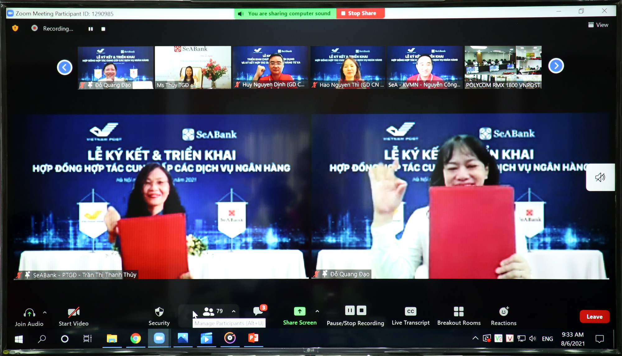 SeABank và Bưu điện Việt Nam ký kết hợp tác triển khai dịch vụ ngân hàng từ xa - Ảnh 1.