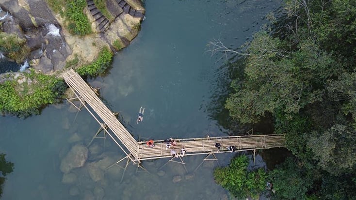 Địa điểm du lịch Quảng Bình: Thác Mơ &quot;bản hòa tấu&quot; giữa đại ngàn - Ảnh 4.