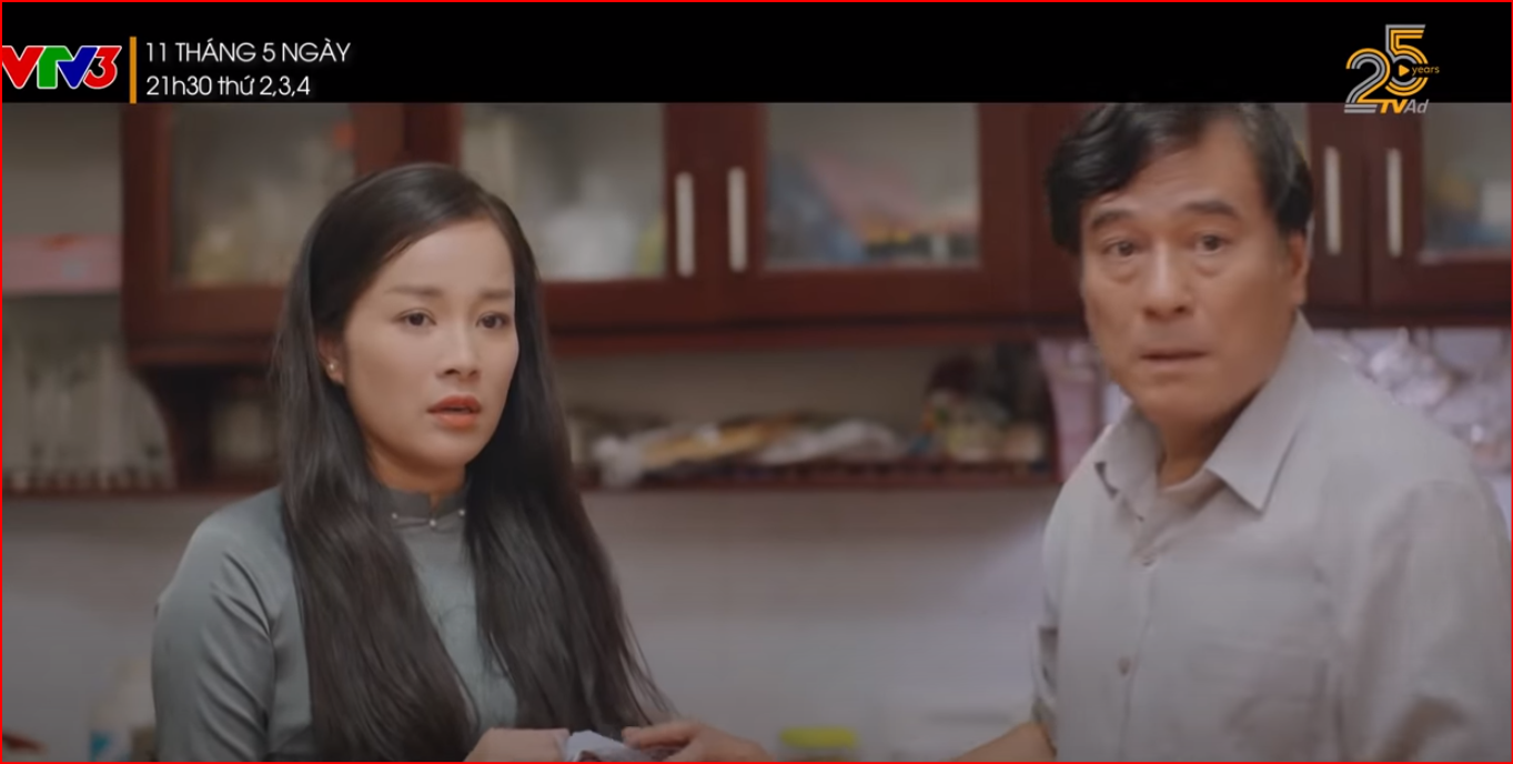 Phim hot 11 tháng 5 ngày tập 3: Nhi phản đối bố quan tâm tới Thu - Ảnh 3.