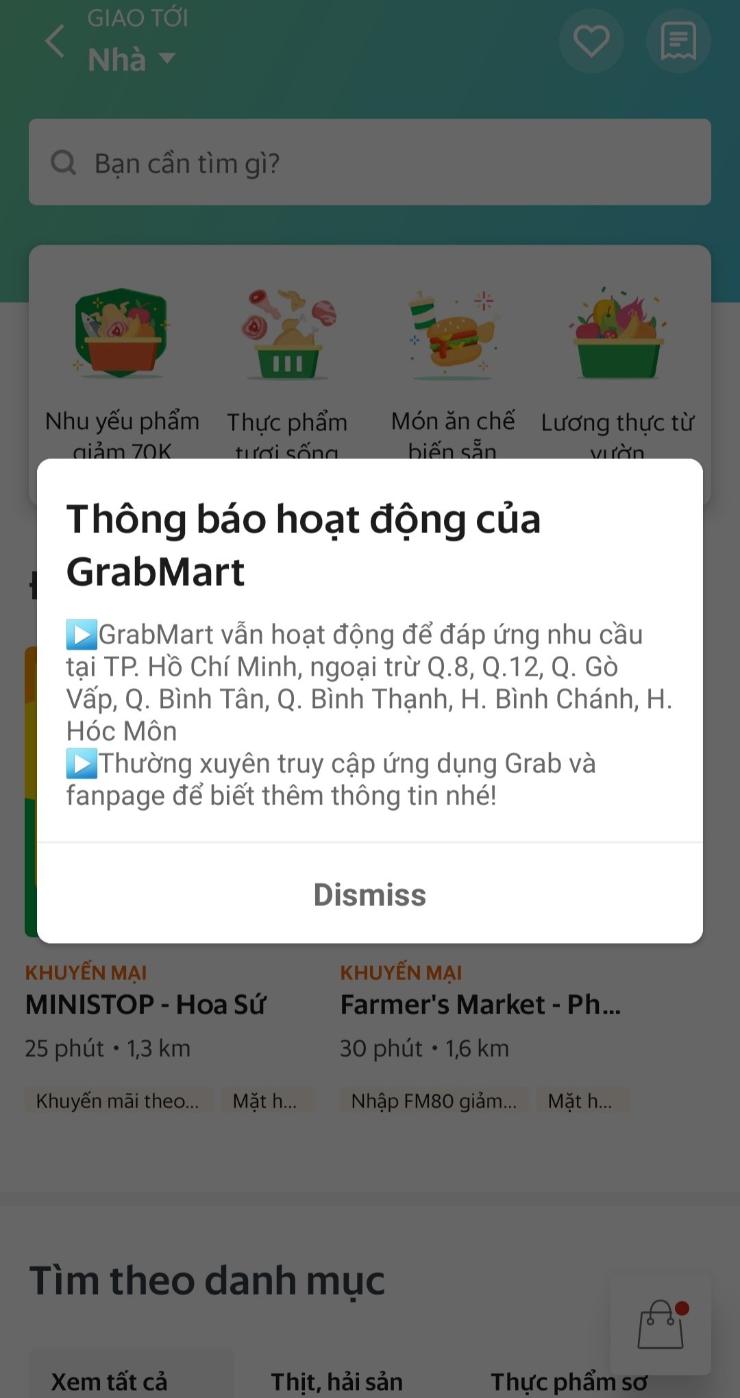 Shipper &quot;vùng đỏ&quot; ở TP.HCM vẫn chưa thể đi chợ hộ qua app - Ảnh 1.