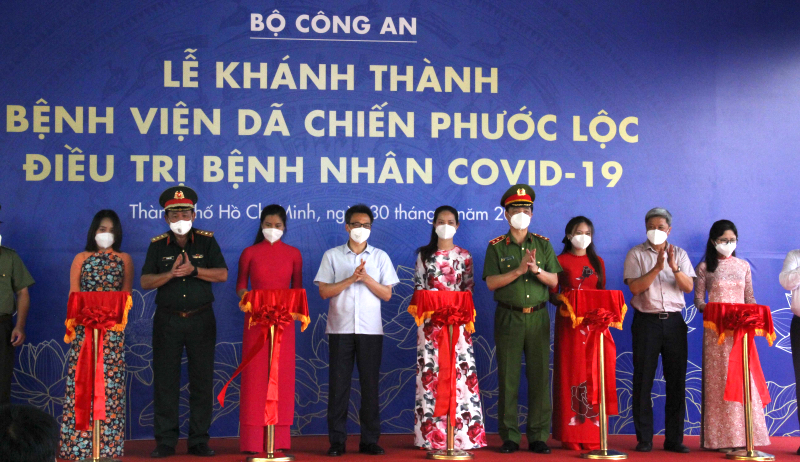Bộ Công an khánh thành Bệnh viện dã chiến sau một tuần thi công thần tốc - Ảnh 3.