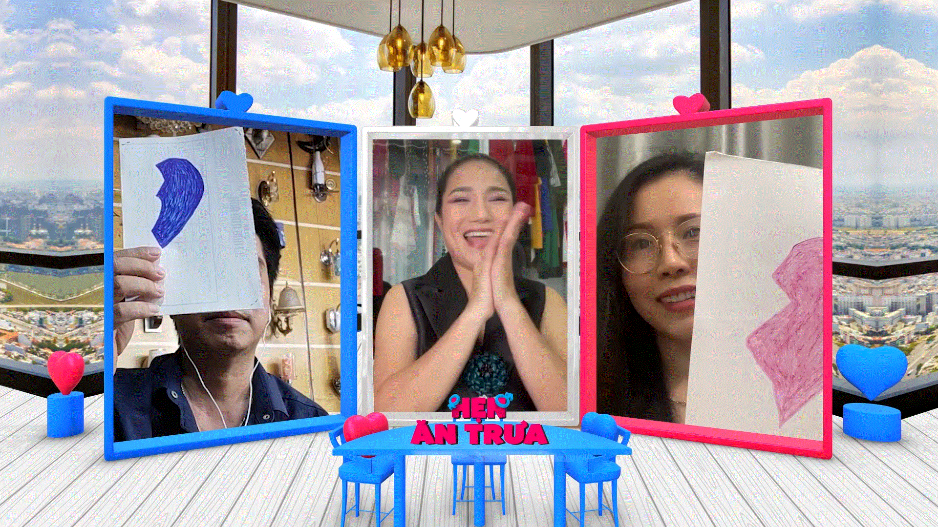 Game show hot: Mẹ đơn thân xinh đẹp dẫn con gái đi tìm cha mới - Ảnh 3.