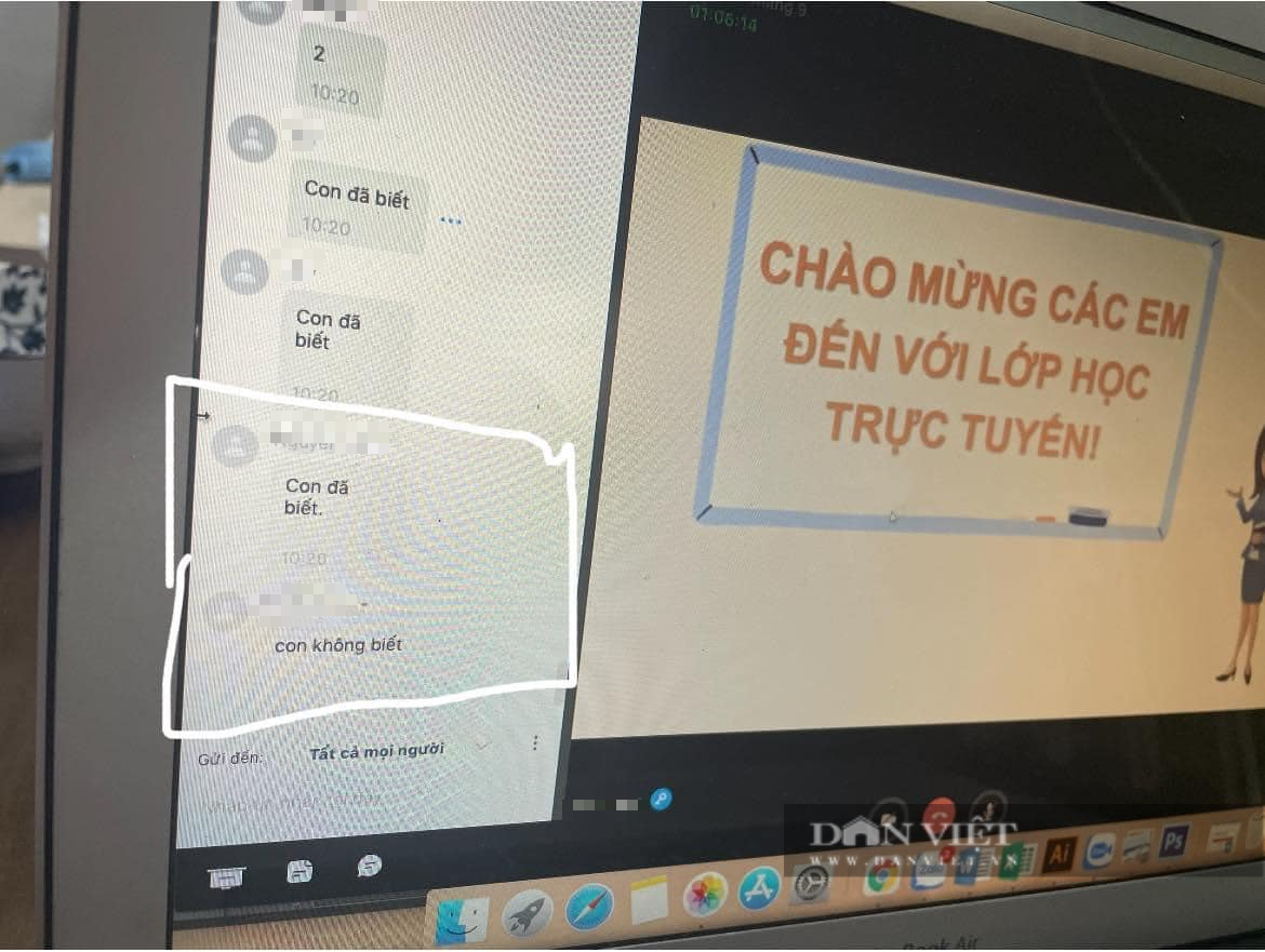 Hỏi câu &quot;Ai biết gõ chữ có dấu?&quot;, học sinh trả lời đúng 3 từ mà khiến thầy giáo dạy online... té ngửa - Ảnh 1.