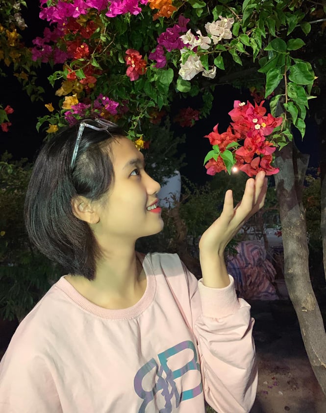 Hoa khôi bóng chuyền Hà Thị Thu Hiền: Libero có nụ cười tỏa nắng - Ảnh 9.
