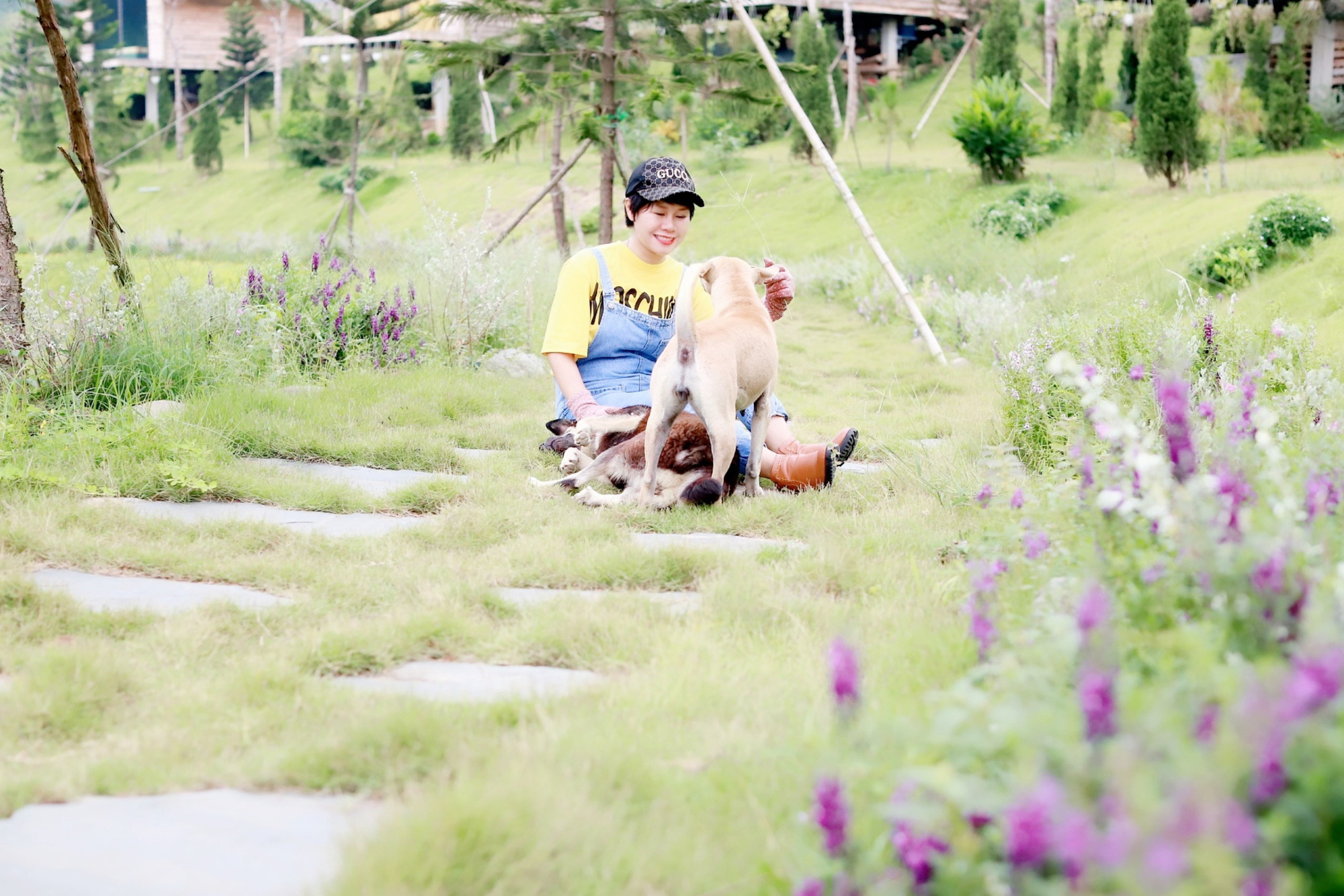 Vo chong bo pho ve rung dung nha trong rau anh 7 Vo chong bo pho ve rung dung nha trong rau anh 7
