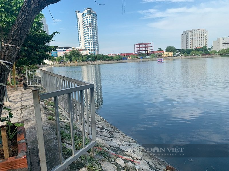 Hải Phòng: Hồ điều hòa không lan can bảo vệ gây nguy hiểm cho người dân - Ảnh 5.