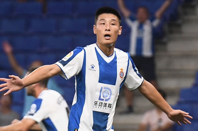 Wu Lei đang chơi cho Espanyol. Ảnh: Getty