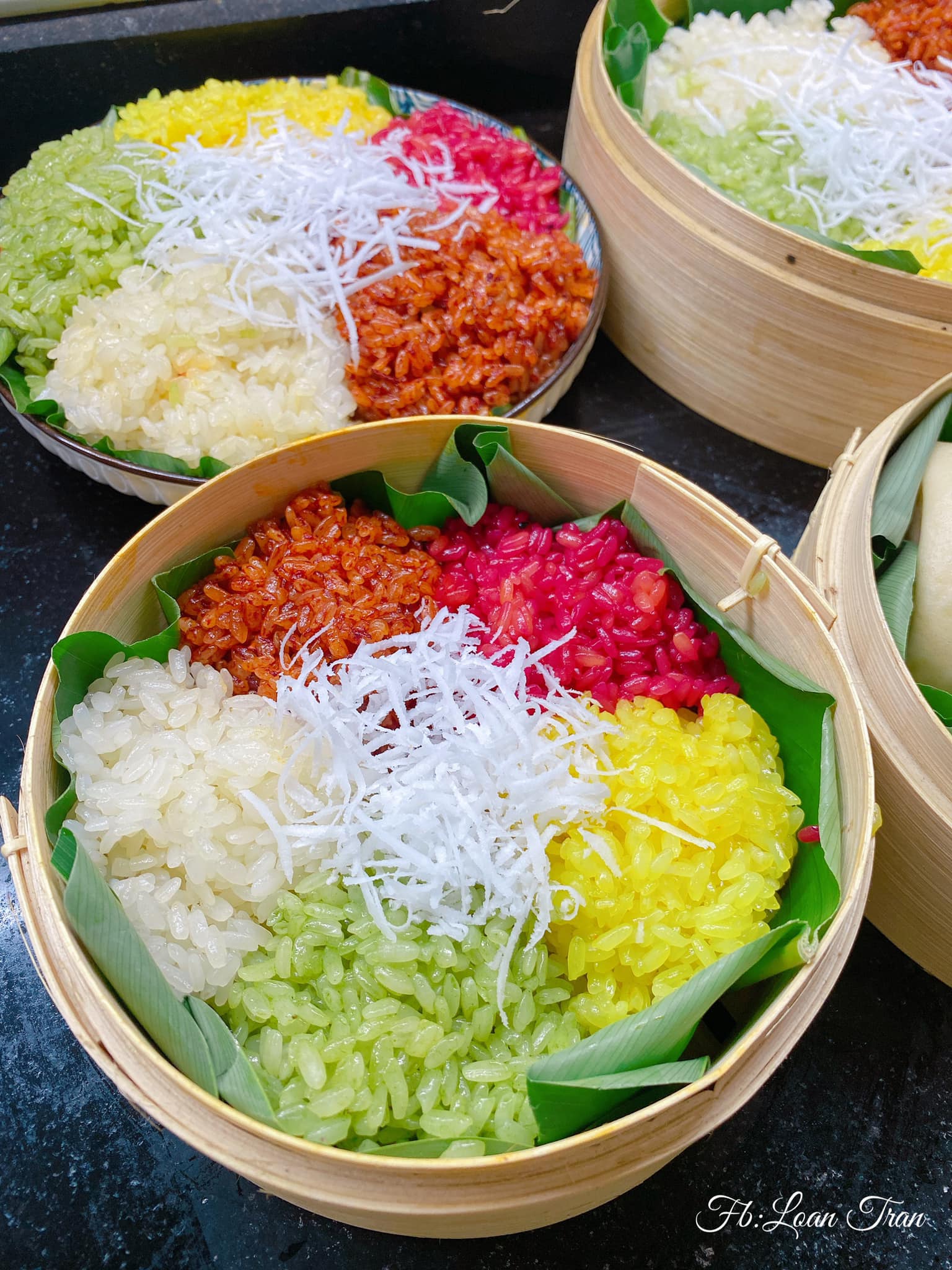 Cách tạo màu tự nhiên để nấu xôi ngũ sắc bóng bẩy, đẹp bắt mắt - Ảnh 2.