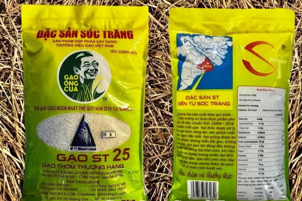 Gạo ngon nhất thế giới của ông Hồ Quang Cua lại tiếp tục bị làm giả - Ảnh 1. Gạo ngon nhất thế giới của ông Hồ Quang Cua lại tiếp tục bị làm giả - Ảnh 1.