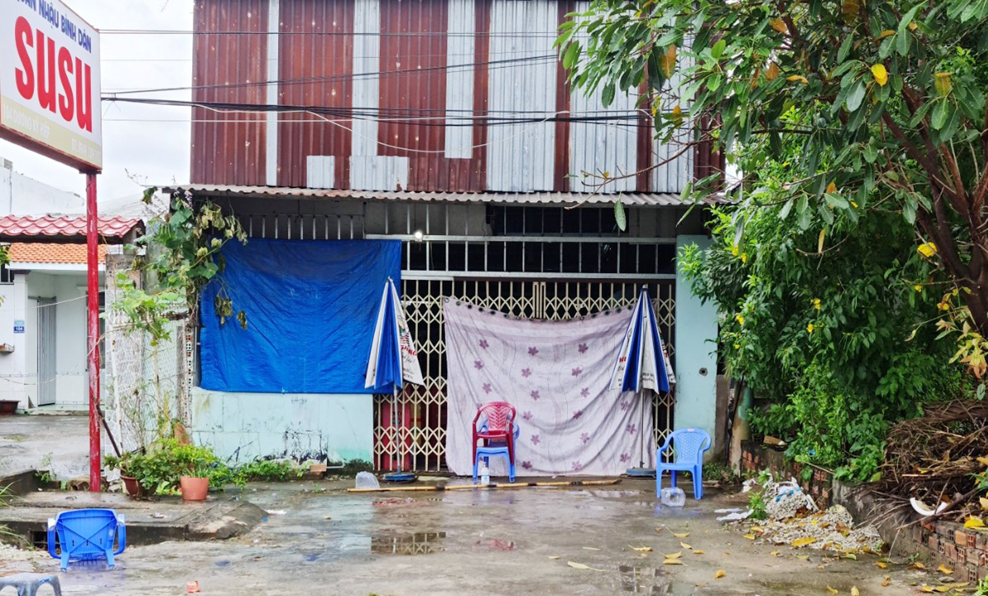 NÓNG: 2 chị em chủ quán nhậu bị sát hại - Ảnh 1.