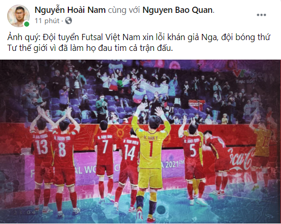 Chơi quả cảm trước Nga, ĐT futsal Việt Nam nhận &quot;mưa lời khen&quot; - Ảnh 2.