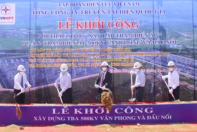 Khánh Hòa: Khởi công trạm biến áp 500kV và đấu nối, với tổng vốn đầu tư trên 1.000 tỷ đồng - Ảnh 1.