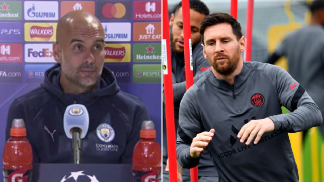 Pep thừa nhận chưa nghĩ ra cách ngăn chặn Messi - Mbappe - Neymar - Ảnh 1.