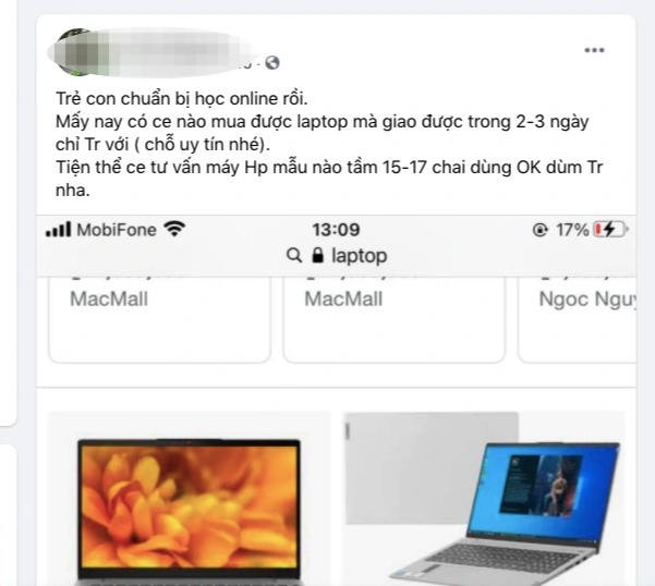 Mua máy tính con học online: &quot;Hoa mắt&quot; vì giá, mua được cũng phải... chờ - Ảnh 1.