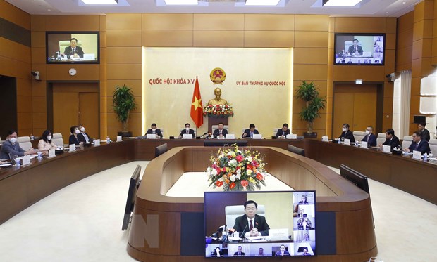 Chủ tịch Quốc hội Vương Đình Huệ làm việc với Đoàn doanh nghiệp Hoa Kỳ - Ảnh 3.