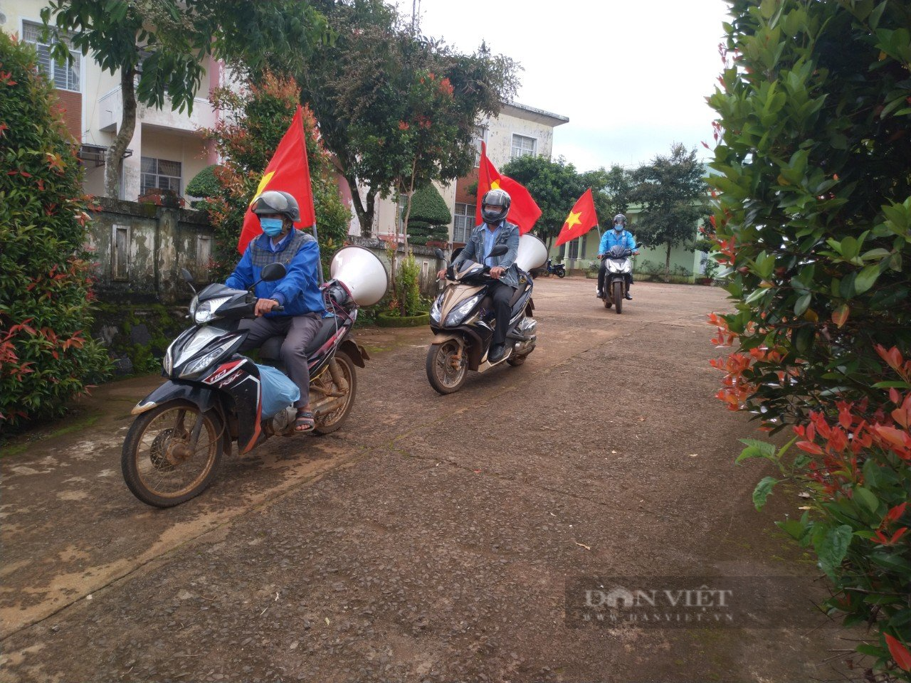 Đắk Nông: Hội nông dân huyện Tuy Đức tăng cường công tác tuyên truyền phòng chống dịch bệnh Covid-19 - Ảnh 1.