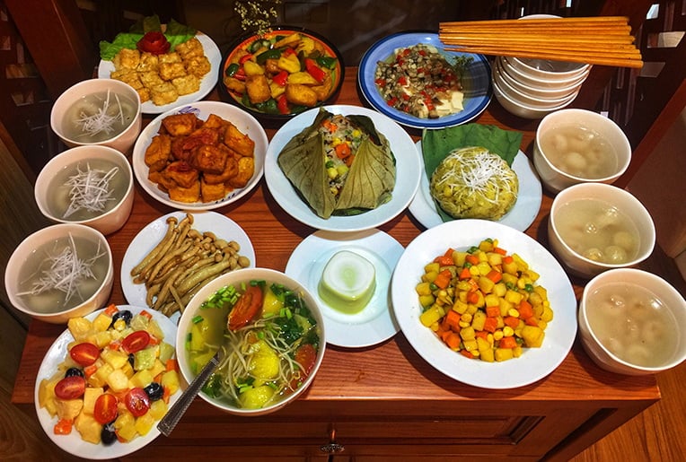 Độc đáo nghệ thuật chế biến món chay ngày Tết của Tây Ninh trở thành Di sản văn hóa phi vật thể - Ảnh 3.