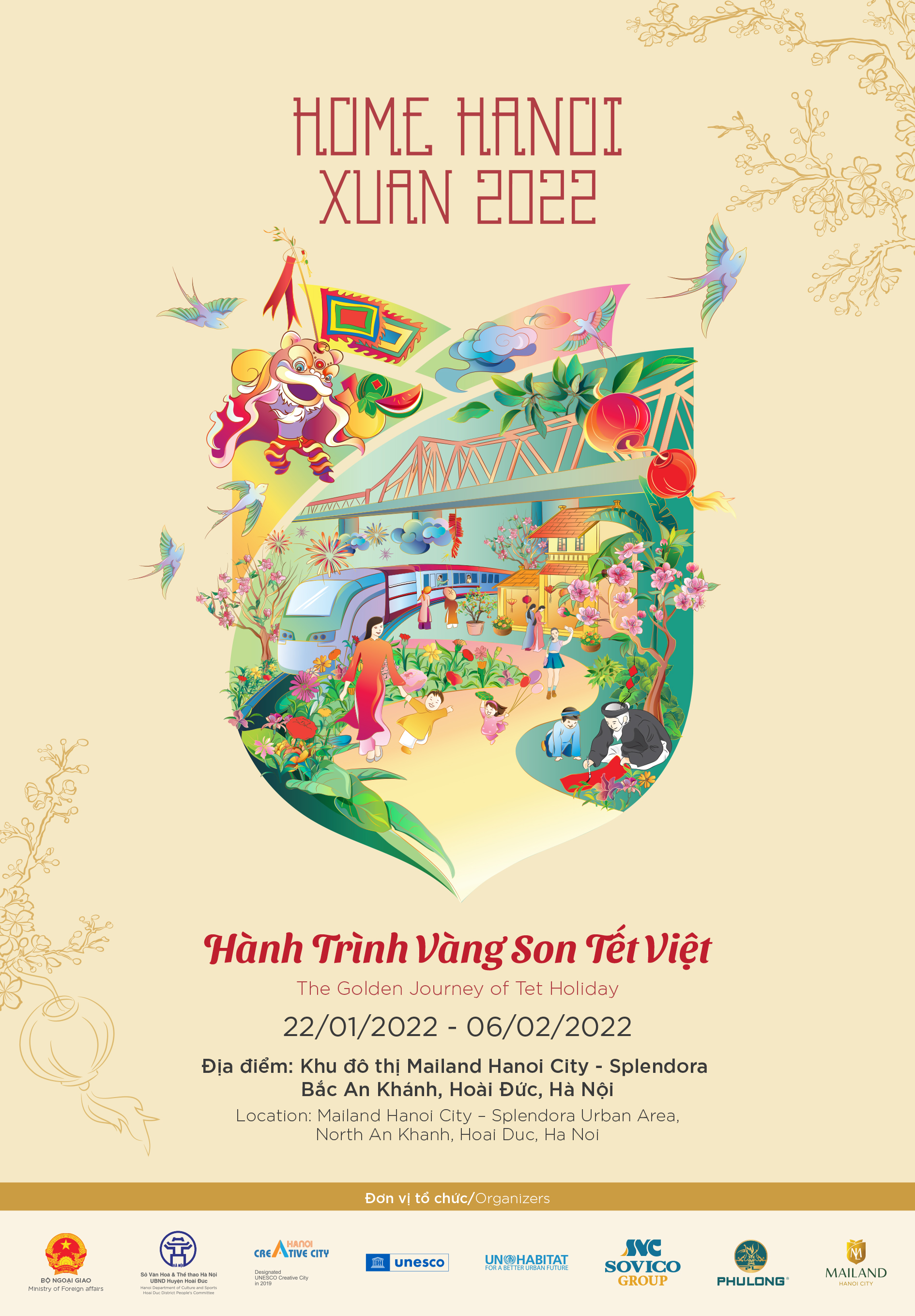 LỄ HỘI ĐƯỜNG HOA XUÂN HÀ NỘI – HÀNH TRÌNH VÀNG SON TẾT VIỆT - Ảnh 1. LỄ HỘI ĐƯỜNG HOA XUÂN HÀ NỘI – HÀNH TRÌNH VÀNG SON TẾT VIỆT - Ảnh 1.