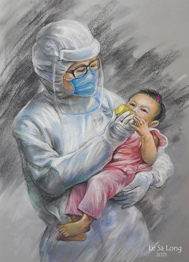 Ngày xuân ghé qua lễ hội Đường sách Tết, ngắm tranh Sài Gòn thời  giãn cách - Ảnh 2.