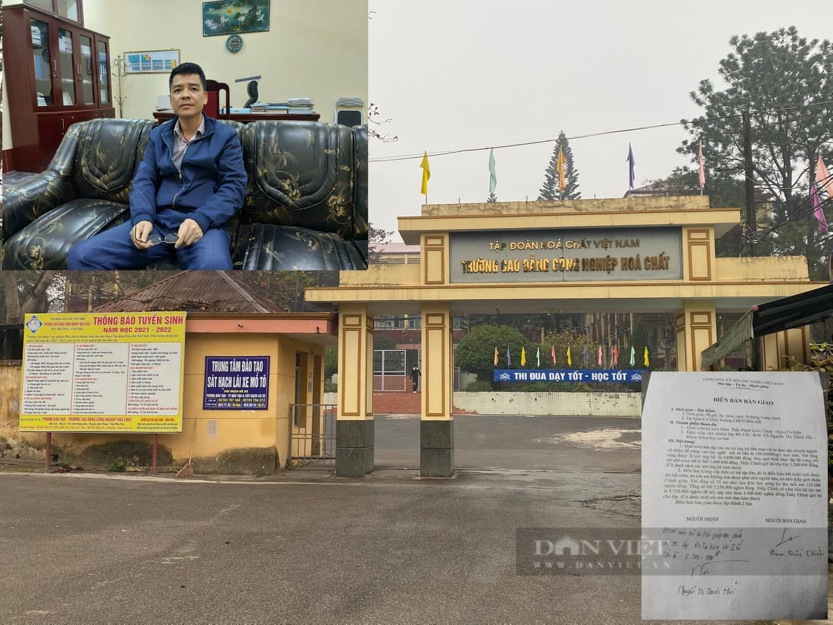 Phú Thọ: Công an vào cuộc vụ thu học phí sai, giảng viên &quot;bán&quot; đề thi ở Trường CĐ Công nghiệp hóa chất - Ảnh 1.