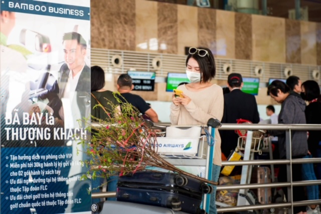 Bamboo Airways triển khai vận chuyển đào, mai dịp Tết Nhâm Dần 2022 - Ảnh 1.