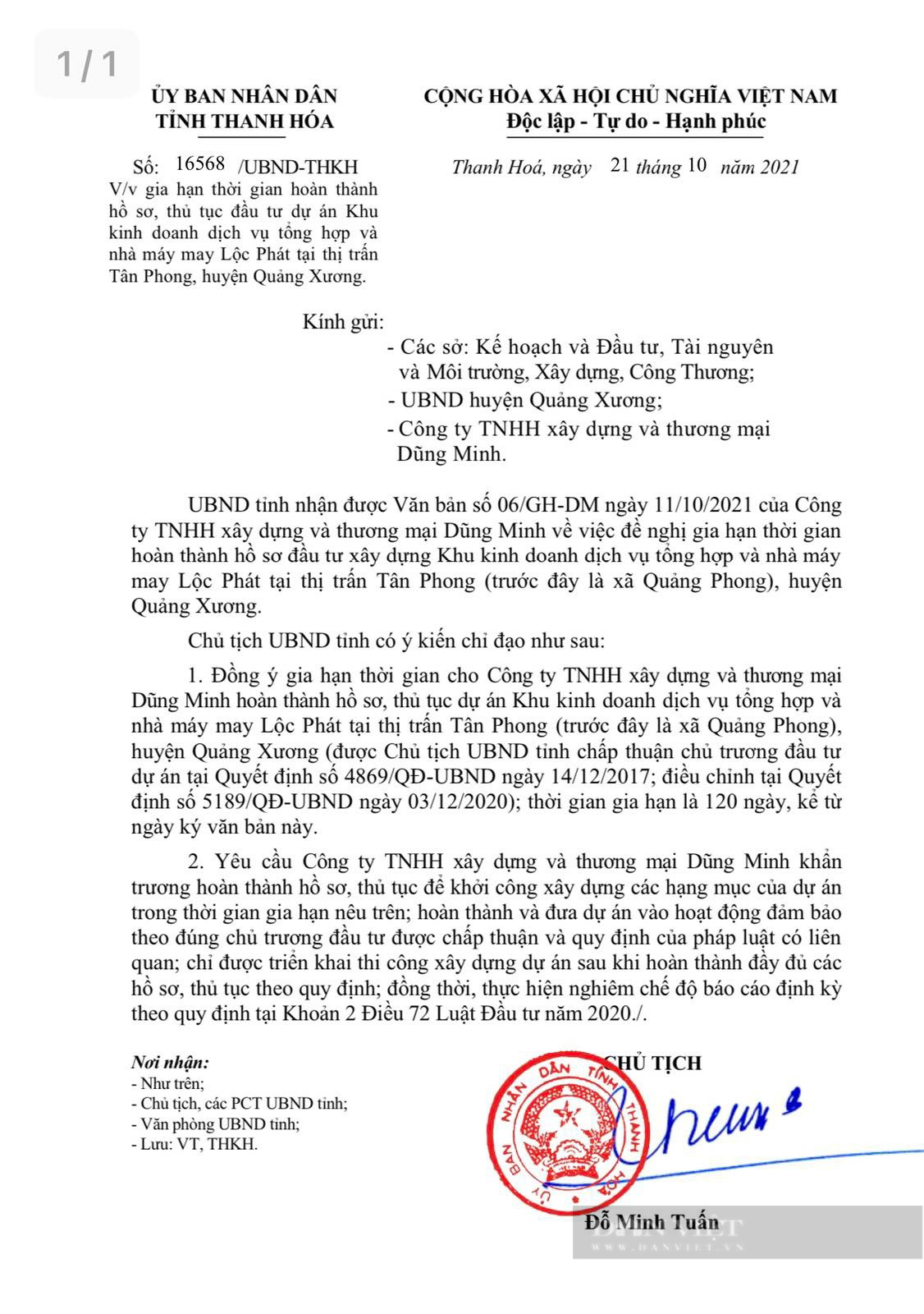 Thanh Hóa: Công ty Dũng Minh tự ý xây dự án quy mô ngay trên đất lúa - Ảnh 8.