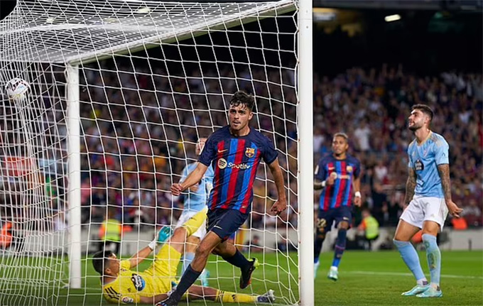 Pedri giúp Barca trở lại ngôi đầu La Liga từ tay Real Madrid - Ảnh 1.