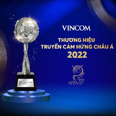 VINCOM RETAIL nhận giải thưởng thương hiệu truyền cảm hứng Châu Á – Thái Bình Dương 2022 tại APEA - Ảnh 1.