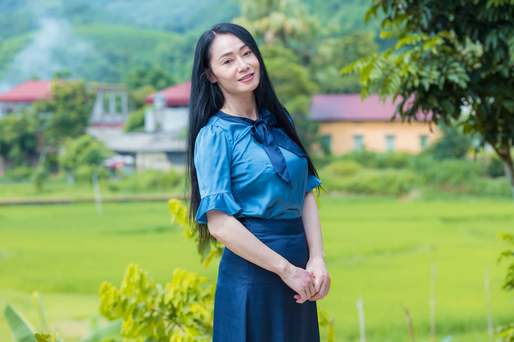 Điều gì khiến Quách Thu Phương tự làm xấu mình khi đóng vai bà mẹ bị ung thư trong “Chạm vào hạnh phúc”? - Ảnh 2.