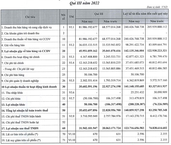 Quý III/2022, Thuỷ điện Gia Lai (GHC) đã hoàn thành xong kế hoạch lợi nhuận năm - Ảnh 1.