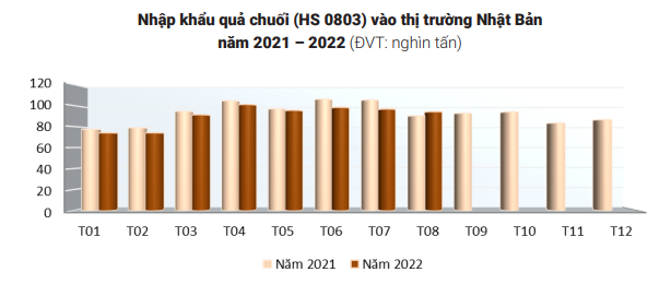 Thị phần trái chuối của Việt Nam tăng mạnh trong tổng nhập khẩu của Nhật Bản - Ảnh 1. Thị phần trái chuối của Việt Nam tăng mạnh trong tổng nhập khẩu của Nhật Bản - Ảnh 1.