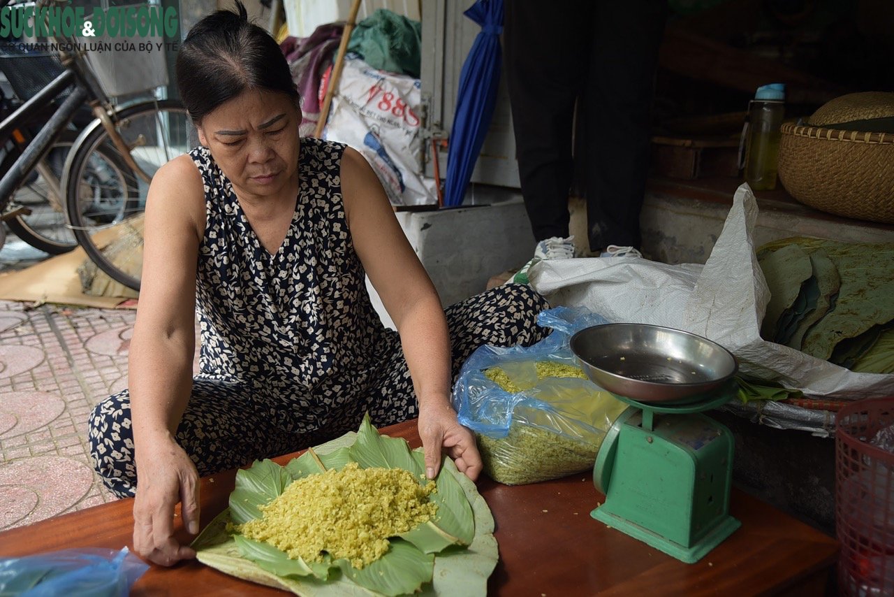 Làng Mễ Trì rực lửa, tiếng chày rộn vang vào mùa cốm lớn nhất trong năm - Ảnh 9.