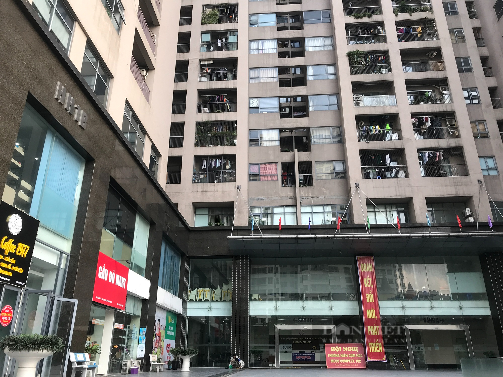 Chung cư Meco Complex bị phát hiện lỗi vi phạm phòng cháy chữa cháy (Ảnh: Thái Nguyễn)