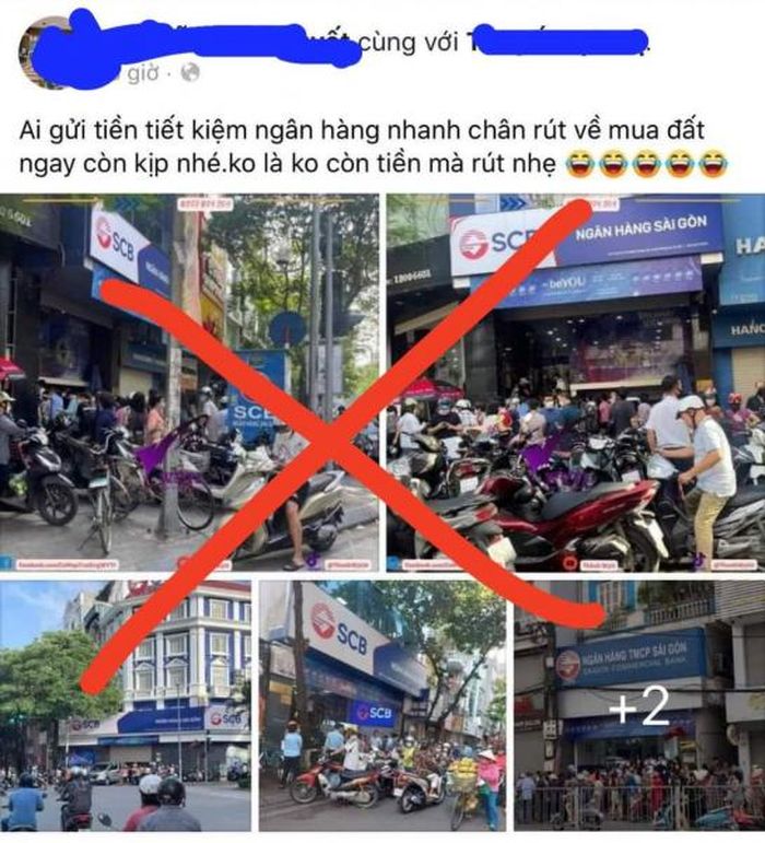 Xác định Facebooker đăng tin thất thiệt khiến người dân ồ ạt rút tiền ngân hàng - Ảnh 2.