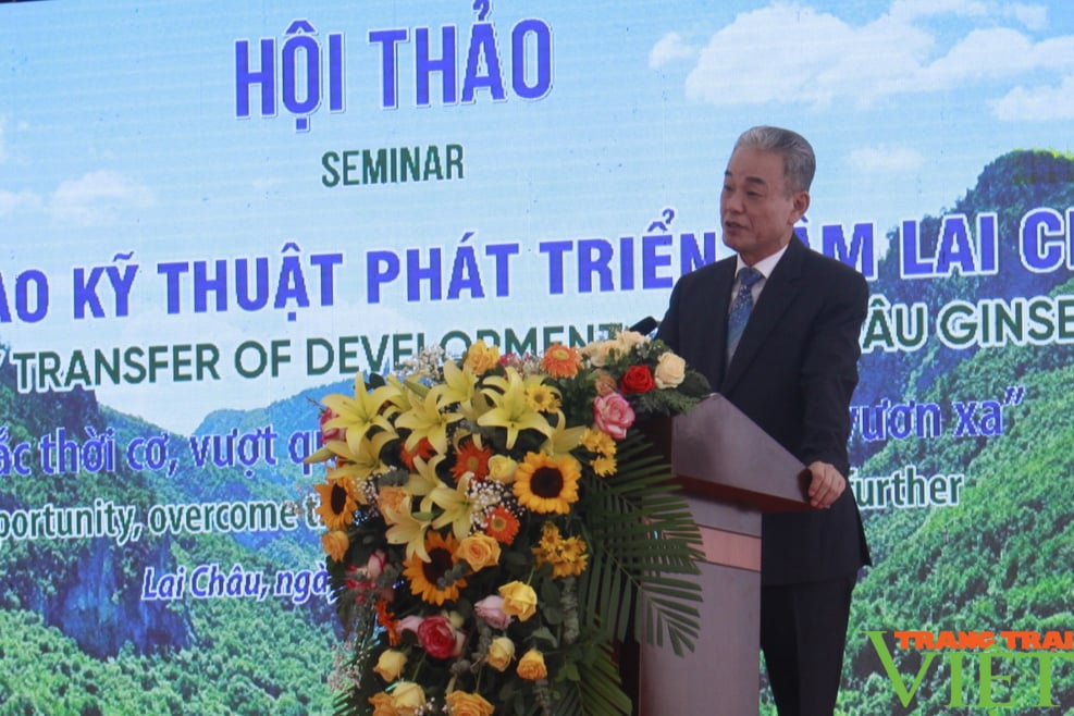 Hội thảo chuyển giao khoa học kỹ thuật phát triển Sâm Lai Châu - Ảnh 4.