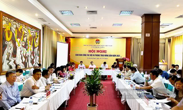 Phó Chủ tịch Hội NDVN Đinh Khắc Đính chủ trì Hội nghị giao ban Cụm thi đua số 4 tổ chức tại Quảng Ngãi- Ảnh 2.