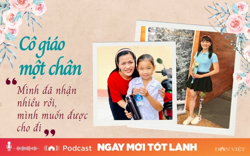 Cô giáo một chân:  “Mình đã nhận nhiều rồi, mình muốn được cho đi”  - Ảnh 1.