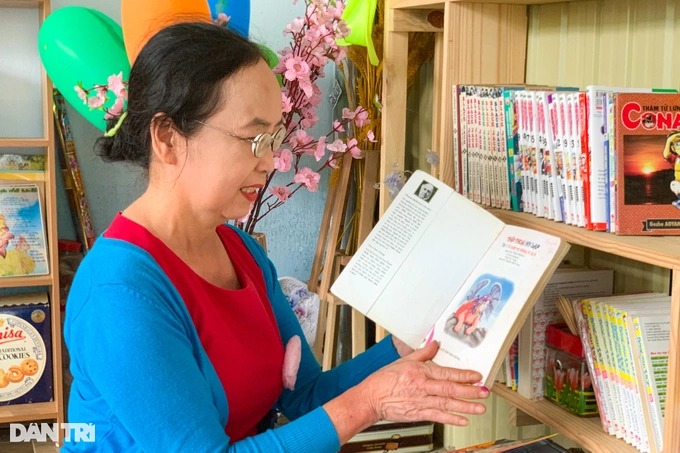 Người phụ nữ dành dụm tiền mở trạm đọc sách 0 đồng - Ảnh 1.