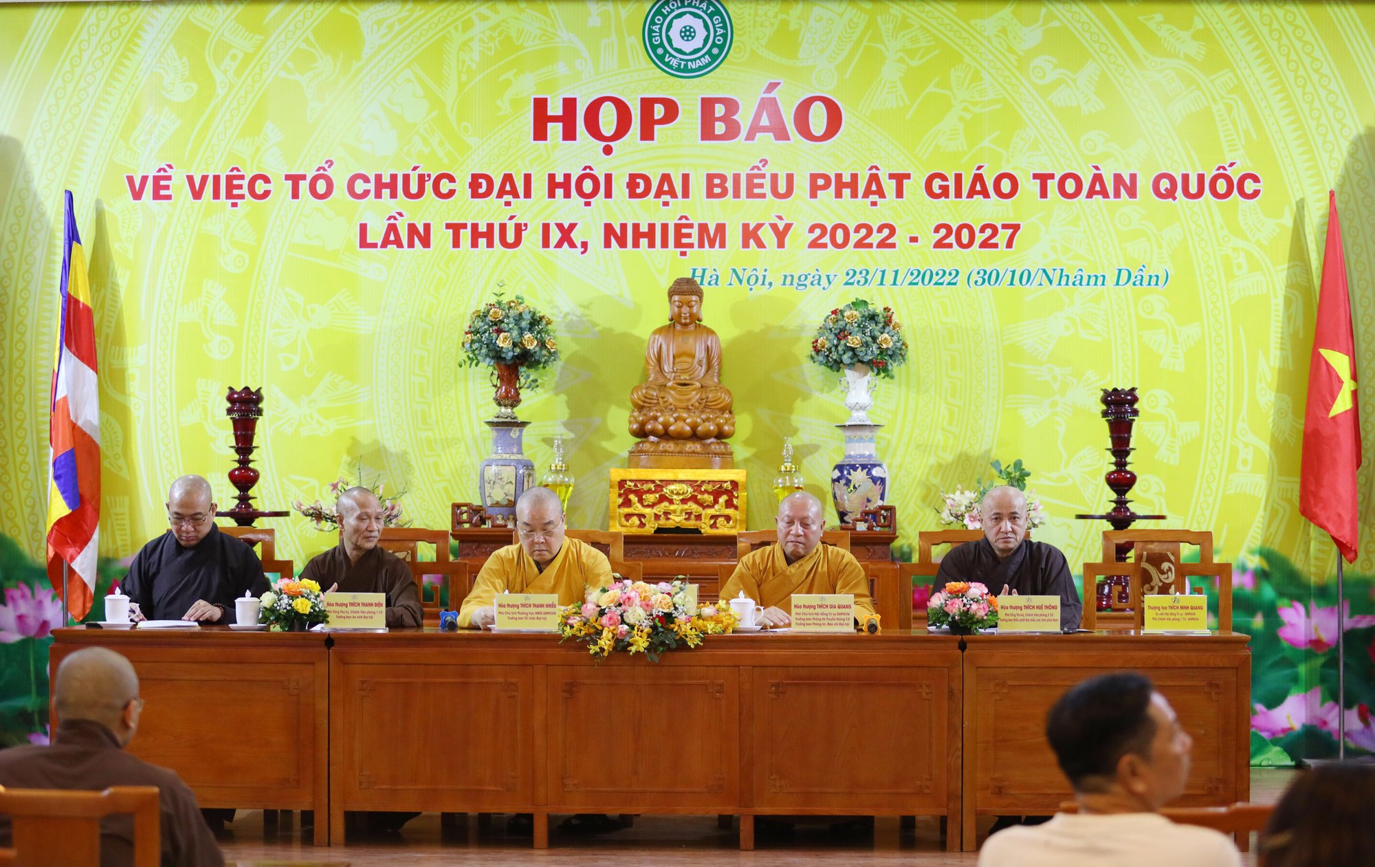Sẽ cử hành nghi thức suy tôn Đức Pháp chủ, tấn phong Giáo phẩm trong Đại hội Phật giáo toàn quốc lần thứ IX - Ảnh 1.