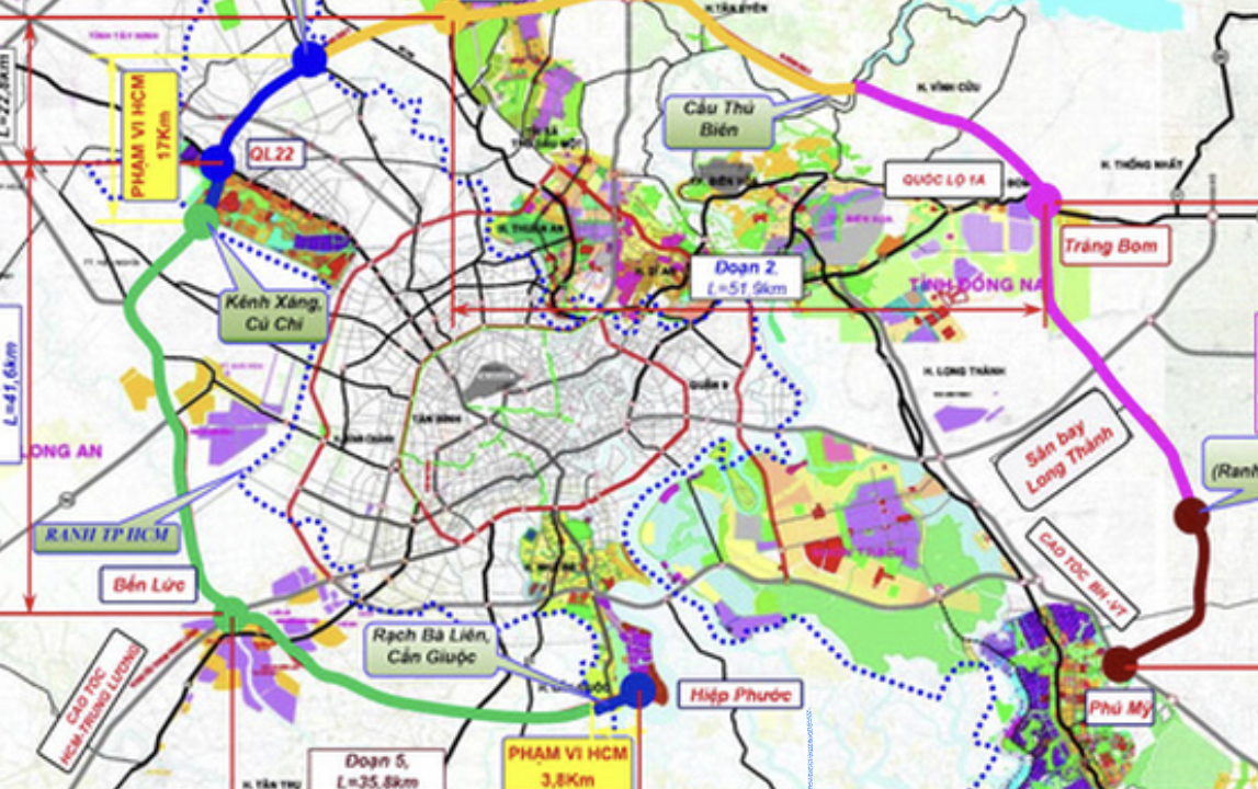 TP.HCM: Kêu gọi đầu tư đường vành đai 4 đoạn sông Sài Gòn đến kênh Thầy Cai - Ảnh 2.