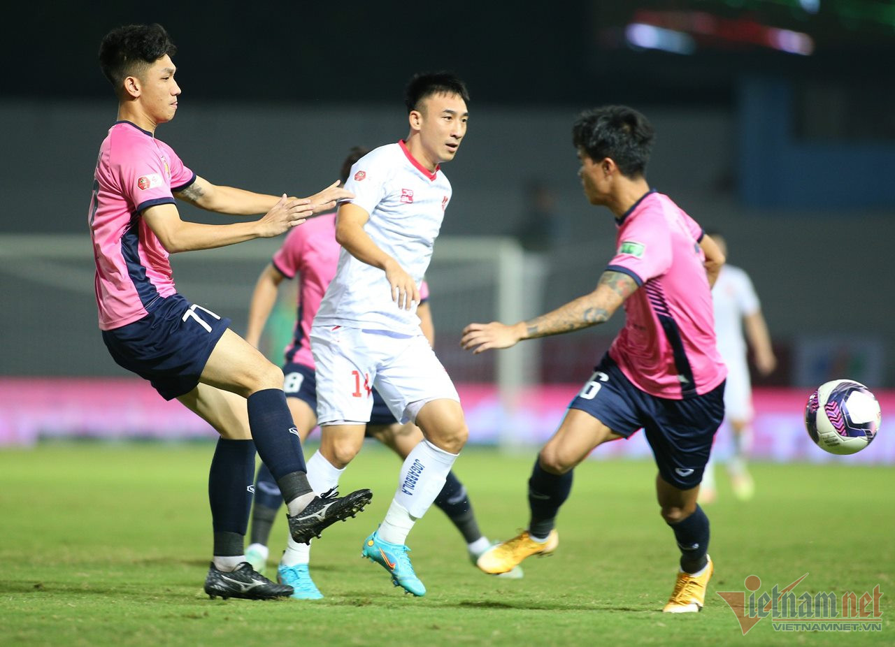 Kết quả vòng 23 V.League: Hải Phòng bị “cưa điểm”, SLNA đại thắng - Ảnh 1.