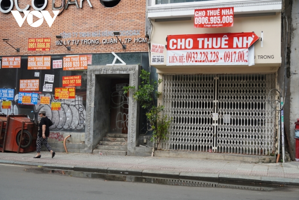 Ảm đạm thị trường cho thuê kinh doanh ở trung tâm TP.HCM - Ảnh 7. Ảm đạm thị trường cho thuê kinh doanh ở trung tâm TP.HCM - Ảnh 7.