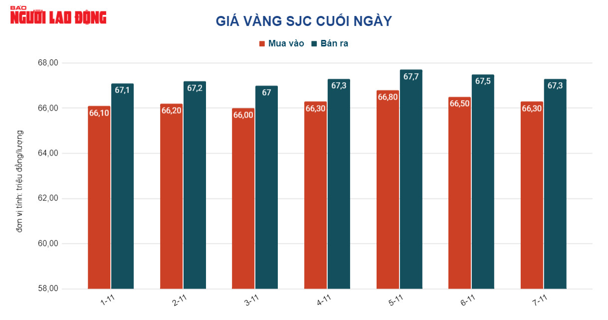 Giá vàng hôm nay 8-11: Lao xuống rồi bất ngờ vọt lên - Ảnh 2.