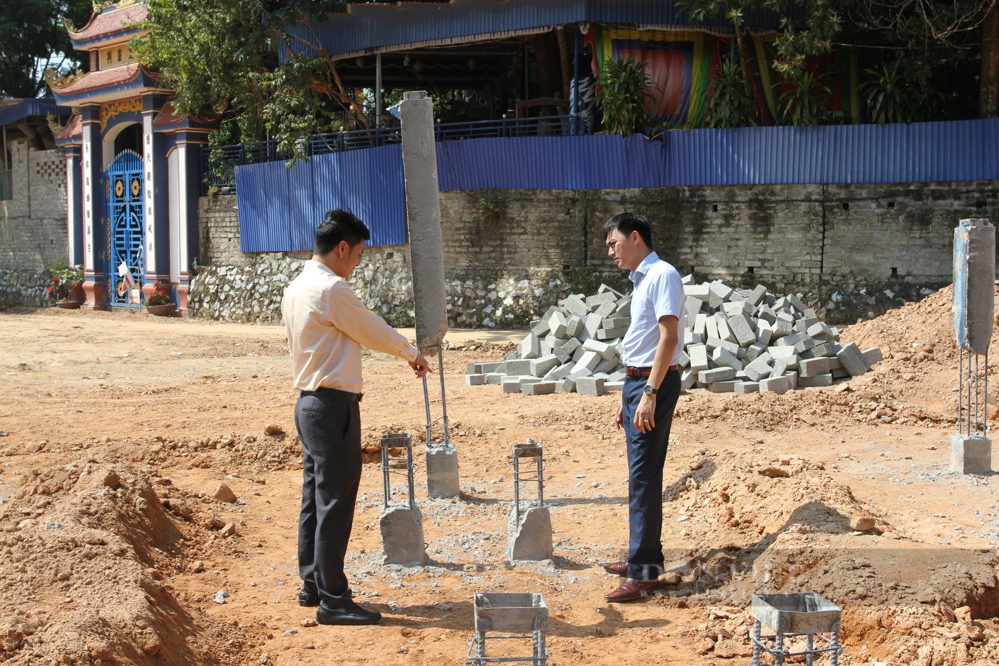 Thái Nguyên: Bị cản trở thi công, Dự án khu du lịch sinh thái đền Đá Thiên có nguy cơ chậm tiến độ - Ảnh 6.