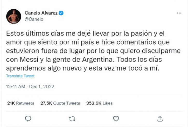 Võ sĩ Mexico đăng đàn xin lỗi vì đòi… tẩn Messi - Ảnh 1.