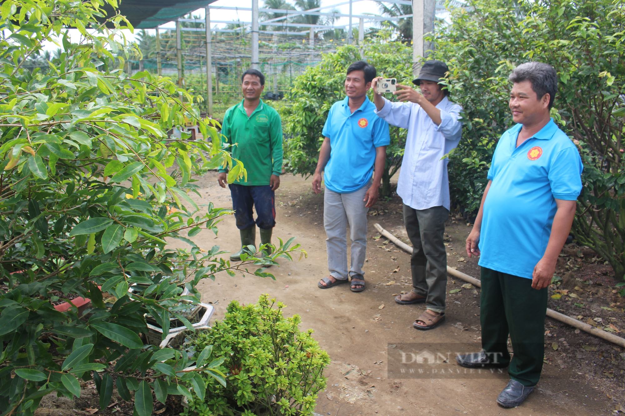 Nhà vườn làng mai lớn nhất Sài Gòn “ăn cùng mai, ngủ cùng mai” để chuẩn bị Tết - Ảnh 1.
