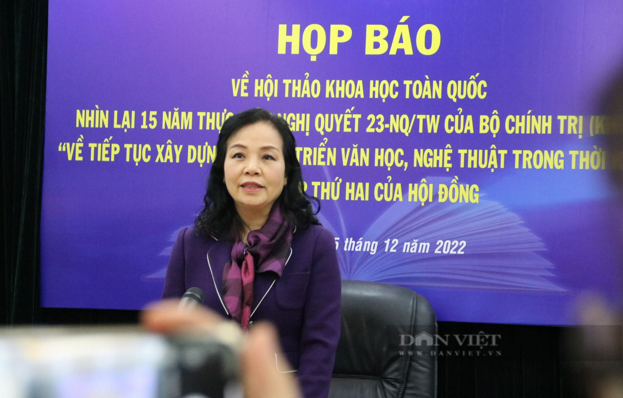 Hội thảo khoa học toàn quốc năm 2022: Nhìn lại 15 năm thực hiện Nghị quyết về phát triển văn học, nghệ thuật - Ảnh 3.
