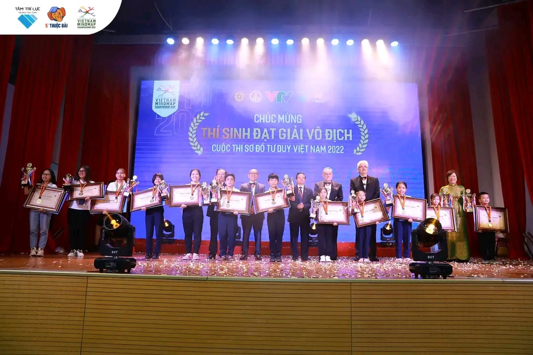 12 thí sinh xuất sắc giành giải vô địch cuộc thi Sơ đồ Tư duy 2022 - Ảnh 4.