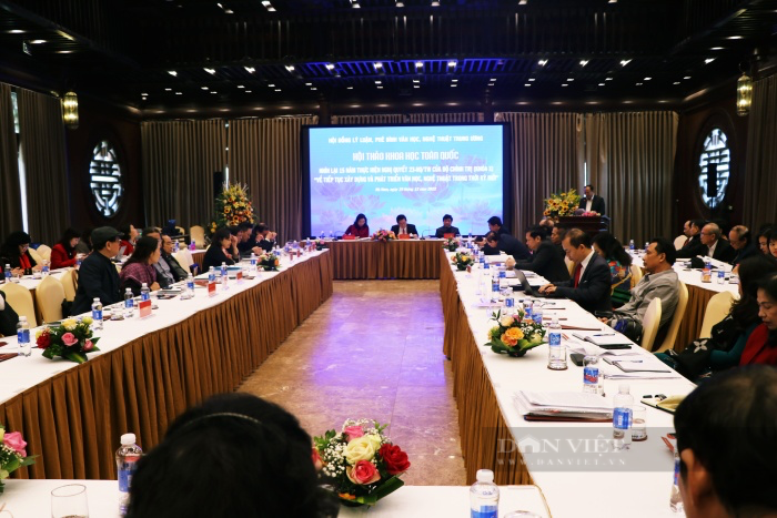 Trưởng Ban Tuyên giáo Trung ương: &quot;Văn học nghệ thuật phải được xem là một nguồn lực và là sức mạnh&quot; - Ảnh 2.